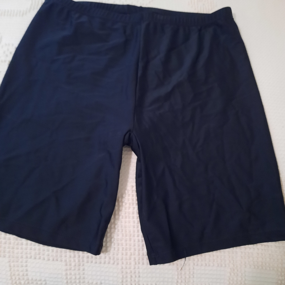 Womens black swim shorts sz14